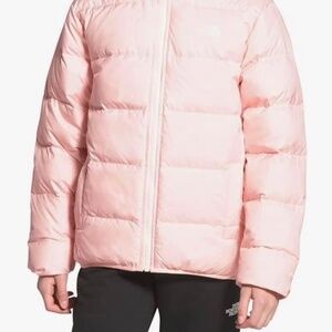 The North Face Youth Reversible Andes Jacket, Pink Salt, size M (11-12)